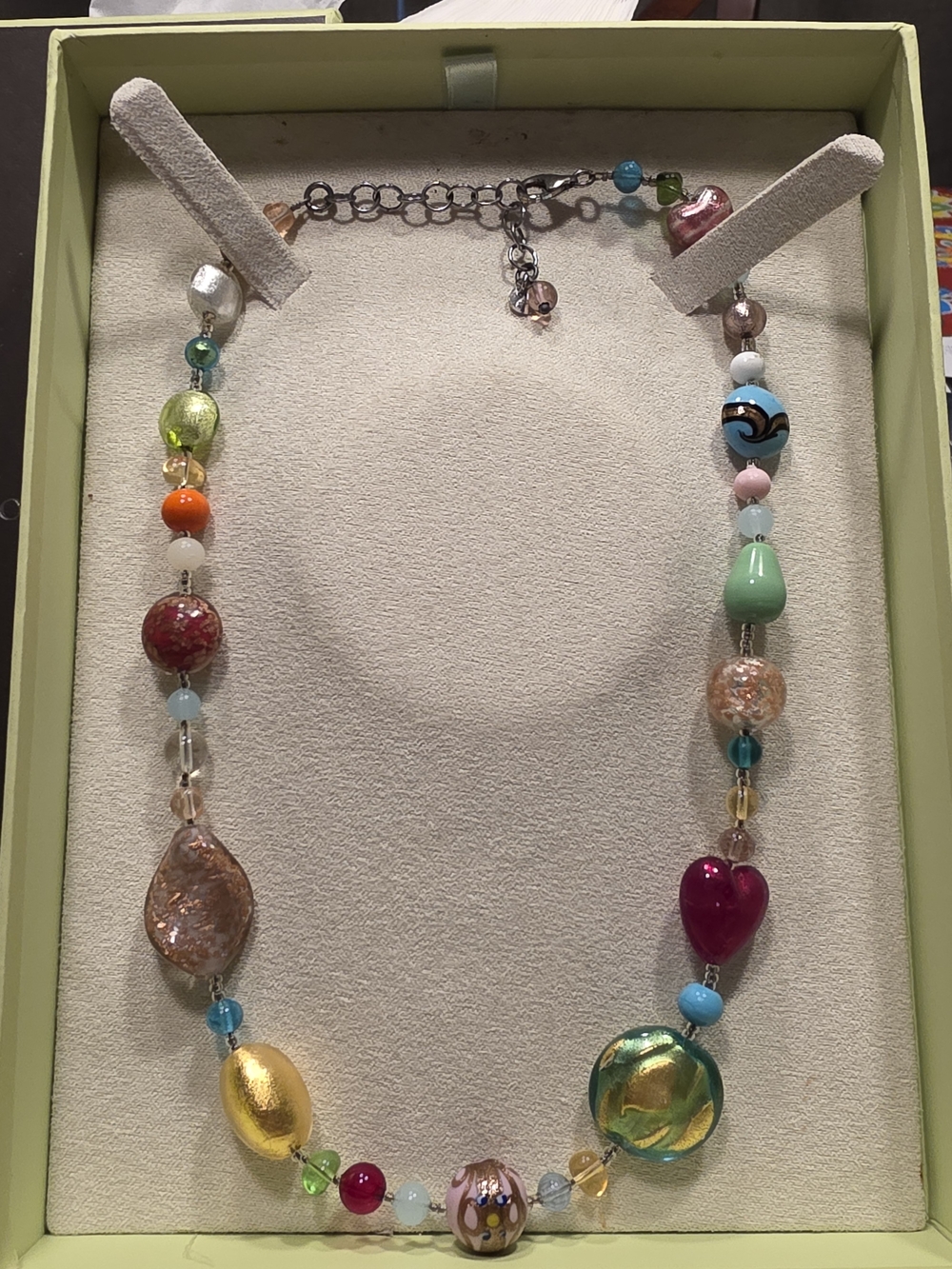 Ross-Simons Murano Glass Bead Necklace, 18"